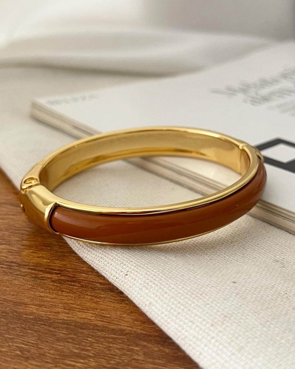 Bracelete Semi Joia Folheado Ouro 18K