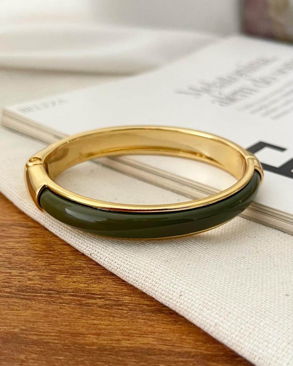 Bracelete Semi Joia Folheado Ouro 18K