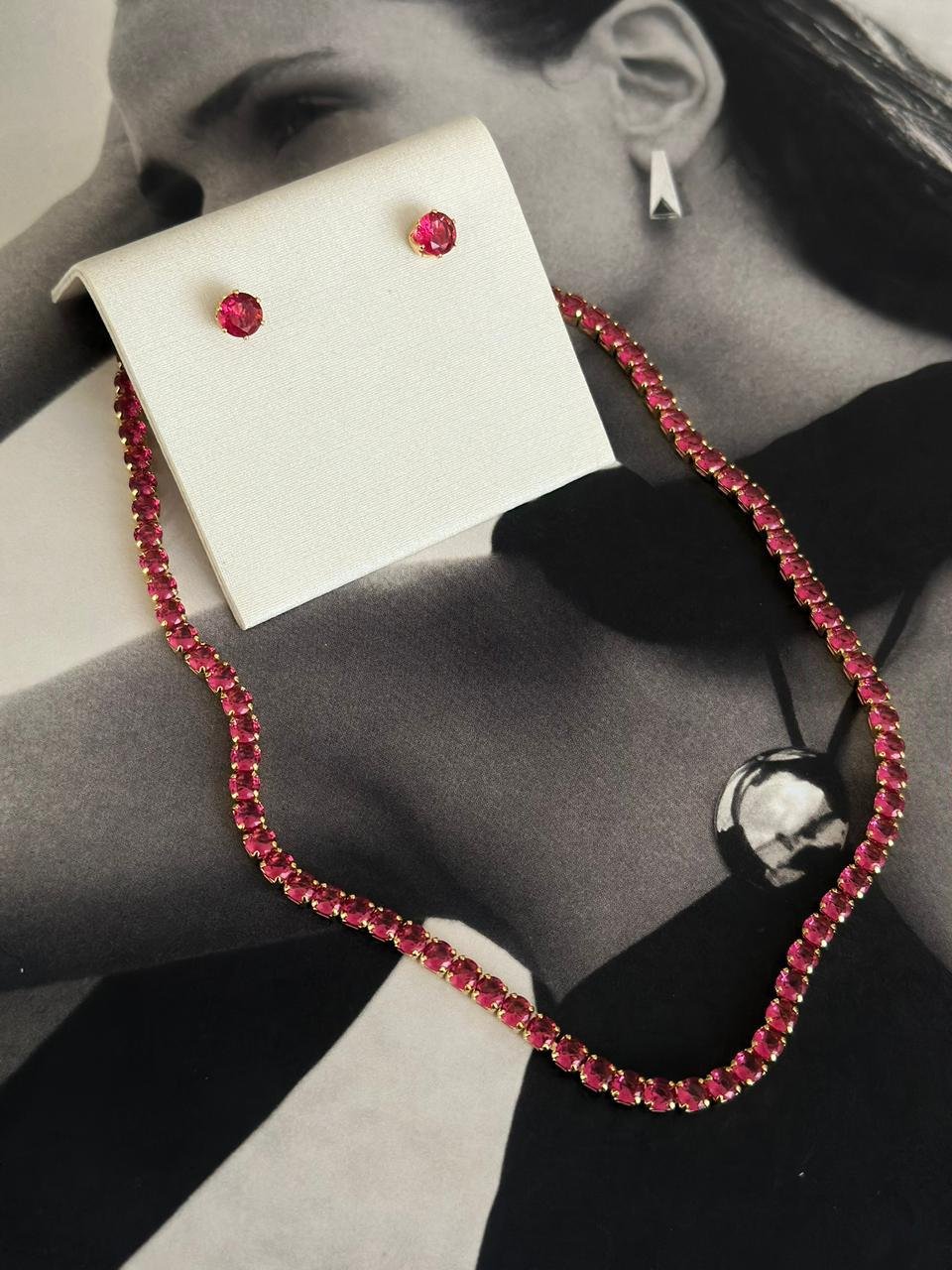 Brinco Folheado a Ouro18K Pink